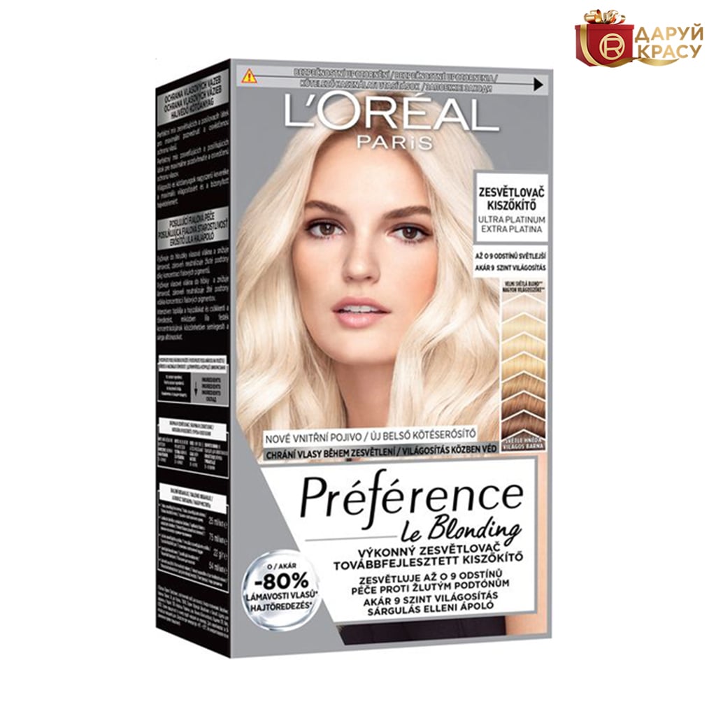 Стійка фарба для волосся L'Oreal Paris Preference Ультраплатиновий, 174 мл